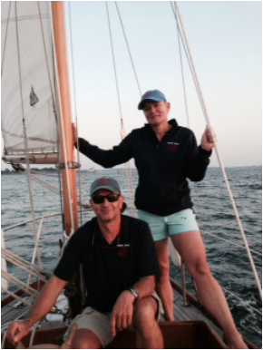 Newport RI private sailing yacht charter - sail on Hope San with owners